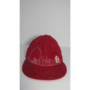 St Louis Cardinals MLB Autographed Carlos Martinez #18 Baseball Fitted Hat